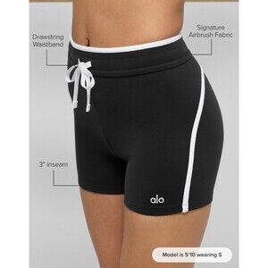 Alo Airbrush High Waist Rqce Pace Short XS